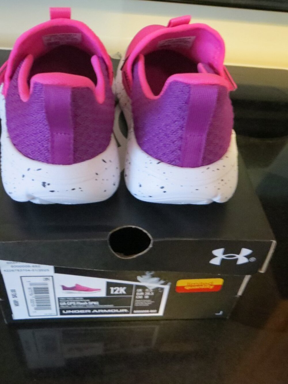 Girl's Under Armour GPS Flash Spkl Sneakers - Picture 4 of 5